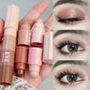 4 In 1 Pearlescent Highlighter Eyeshadow Stick Waterproof Lasting Glitter Eye Shadow Eyes Makeup Cosmetics