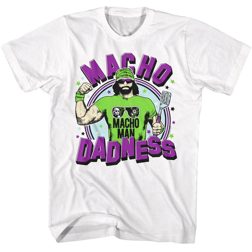 Macho Man Randy Savage Macho Dadness BBQ Men's T Shirt WWE Wrestling Legend Unisex T-Shirt