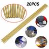 20pcs Brass Welding Wire Brazing Rods with Low Temperature Welding Rod 1.6*250mm
