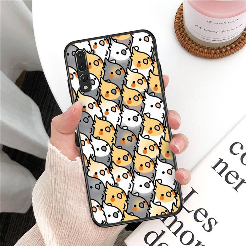 Чехол для телефона YNDFCNB Chubby Cockatiels Parrotlets Hello Parrot Bird для Huawei P30 40 20 10 8 9 lite pro plus Psmart2019