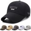 Embroidered Letter Hat Sunscreen Hat Men's Summer Sun Hat Breathable Cap Quick-Drying Baseball Cap