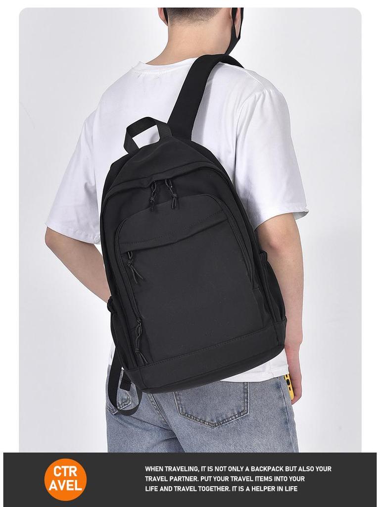 14-дюймовый многослойный рюкзак для колледжа - Большая вместимость, унисекс, для студентов и ноутбуков