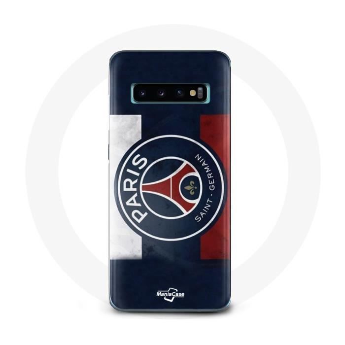 Case - Paris Saint Germain - Samsung Galaxy S10 Plus - Soft - PSG Logo - Protection