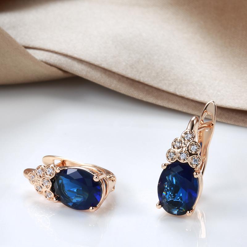 Серьги овальной огранки, белые, синие, многоцветные, фиолетовые, с цирконием, серьги с полной инкрустацией для женщин, свадебные украшения, висячие аксессуары, подарок на день Святого Валентина