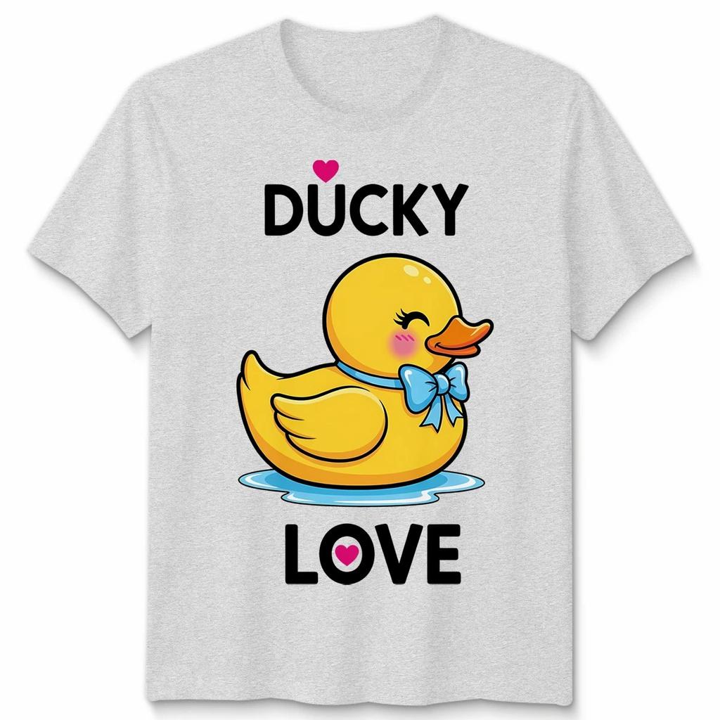 Ducky Love Rubber Duck Animals Mens T Shirt Womens Tee Graphic Tee 5