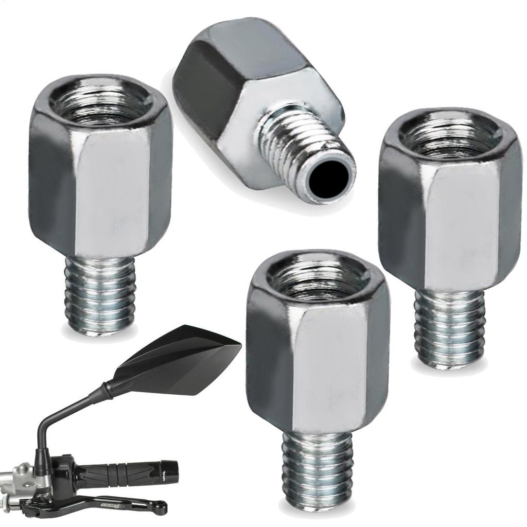 Motorcycle Mirror Adapter Screw Conversion Adapter M8/M10 Bike Mirror Extension Adapter Mirror Adapter Forward