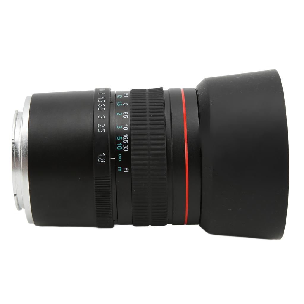 85mm F1.8 Large Aperture Camera Lens Medium Telephoto Manual Focus Full Frame Portrait Lens for A6400