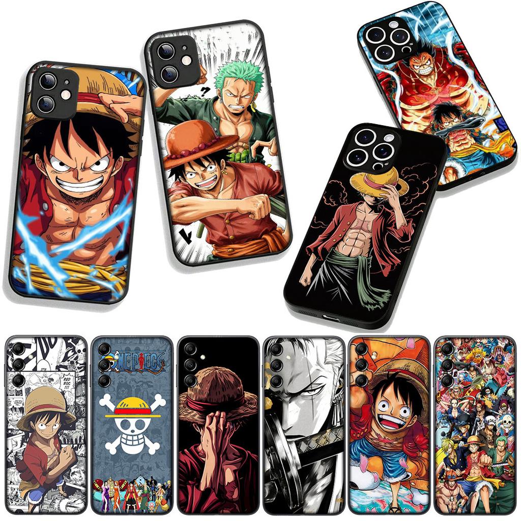 Phone Cover Luffy One Sanji Piece Roronoa Zoro for Apple iPhone 16 15 14 Plus 13 12 Mini 17 Pro Max + ProMax 16E Air 15+ Case