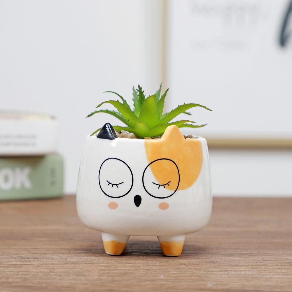 Цветочный горшок Орнамент Керамика Аксессуары для бонсай Суккуленты В горшках Садовые принадлежности Цветочный горшок