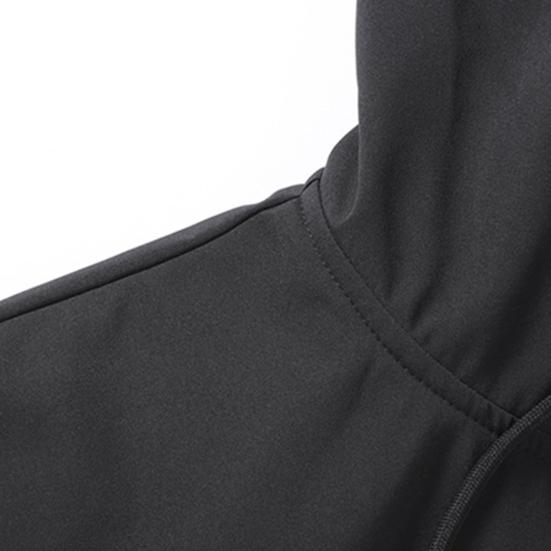 2Pcs/Set Men Sportswear Set Patchwork Color Stand Collar Long Sleeve Zipper Placket Jacket