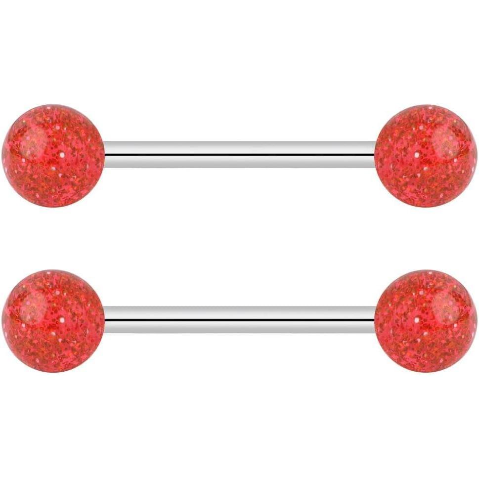 Украшения для тела Forbidden, костюм со штангой 14 грамм, штанга для сосков, плоскогубцы, 16 мм(5/8 дюйма)Кольцо Super Flash для языка/сосков, костюм для штанги с кольцами, конец 6 мм