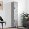VidaXL Highboard Concrete Grey 34.5x34x180 Cm Engineered Wood 3200469