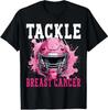 Футболка для мальчика с принтом "Tackle Football Breast Cancer Awareness Pink Ribbon"