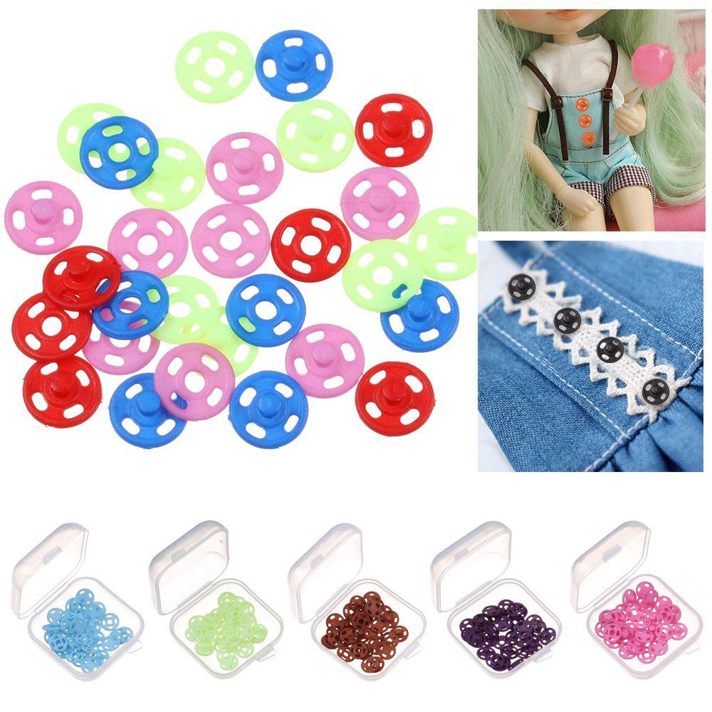 Doll Bags Accessories Girls Toys Concealed Buckle Pattern Belt Buttons Small Buckle Snap Fastener