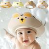 Upward Brim Shampoo Cap Soft Inner Ring Baby Bath Protective Cap Waterproof Baby Bath Hat  Children