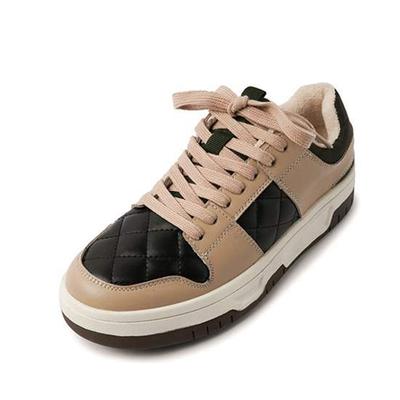 Весенне-зимние кроссовки из коровьего спилка на платформе со шнуровкой розового цвета, сохраняющие тепло, женская повседневная обувь