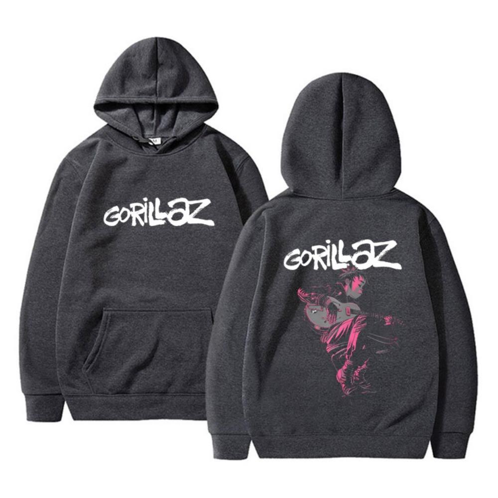 Rock Band Gorillaz The Now Now Album Graphic Hoodie Men Women Punk Oversized Hooded Sportswear Male Vintage Cool Hoodies