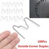 For Plastic Welder Tool Car Damaged Bumper Repair Kit 100Pcs Hot Stapler Staples
