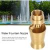 Насадка для фонтана, распылитель, латунная насадка с внутренней резьбой 1,5 дюйма, простая в установке насадка «Ледяная башня» для прудовых фонтанов, фонтана библиотеки
