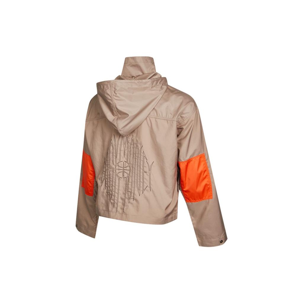 Nike KD Swoosh тканая баскетбольная куртка с вышивкой Мужская верхняя одежда цвета хаки CV2404-245