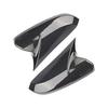 Carbon Fiber Pattern Rearview Mirror Cover for 2016-2021 Tenth-Gen Civic - Glossy Black