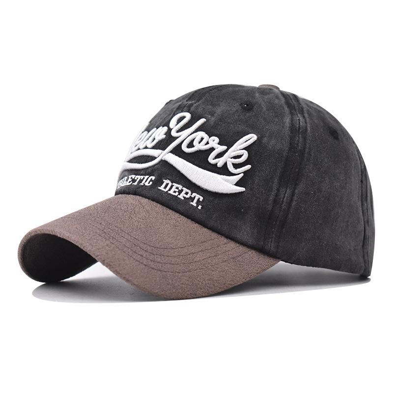 Pure Cotton Baseball Cap NEW YORK Big Embroidered Sports Baseball Cap Personalized Cap