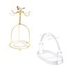 Metal Coffee Cup Stand Organizer Mug Holder Rack Space Saving Cup Cleanup Shelf Kitchen Countertop Display