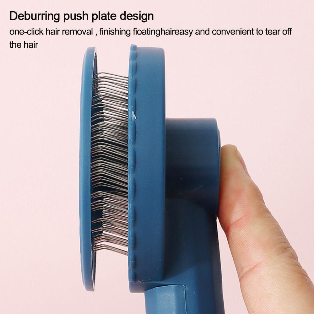 For Cats Dogs Cat Accessories Remove Hair Grooming Brush Self Cleaning Cat Brush Pet Comb