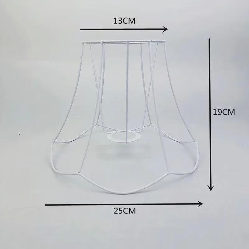 Рамка абажура из плетеной веревки своими руками: Круглая и квадратная железная фурнитура для настольных ламп