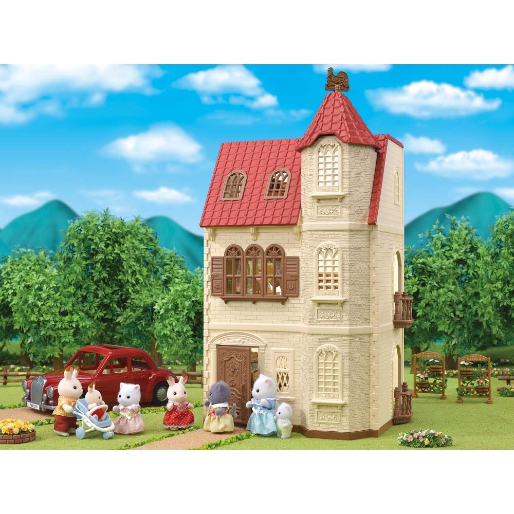 Epoch Sylvanian Families House [Дом с красной крышей-лифт] Ha-49