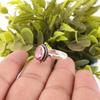 Pink Tourmaline Gemstone 925 Sterling Silver Jewelry Handmade Engagement Ring RR-9-17
