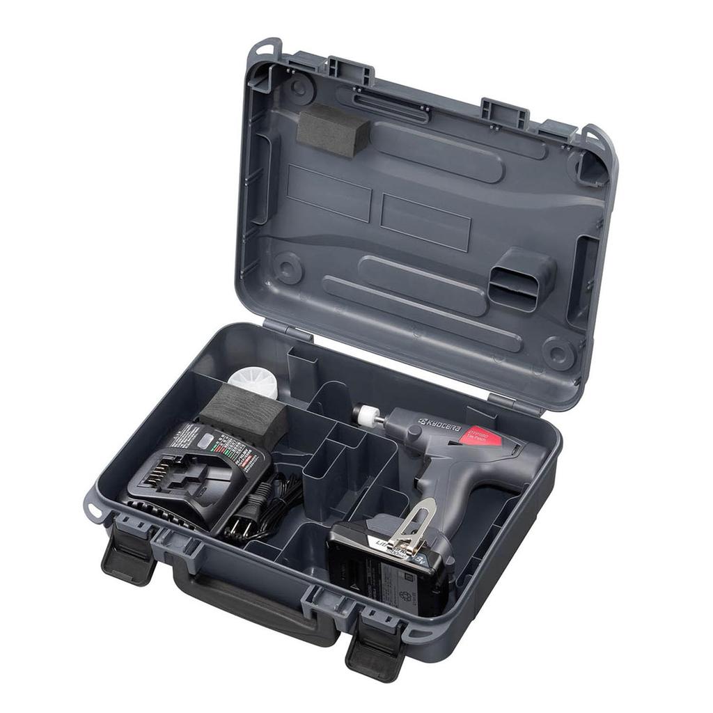 Kyocera Rechargeable Tile Patch for Old Ryobi Pro DTP180L1 604200A Black with Adhesion Method That Suppresses Tile Lithium Ion 18V Frequency Vibration