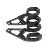 For BMW K Series K100 K75 42MM-43MM Motorcycle Headlight Mount Bracket Cafe Racer Front Fork Tubes Mount Round Aluminum Black