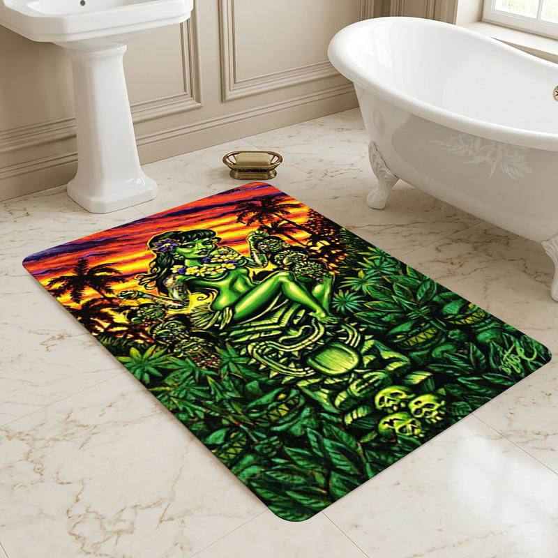 Tiki Goddess Living Room Nonslip Area Rug Soft Carpet For Bedroom Game Playroom Sofa Office Home Decor Doormat Christmas Gift C9301792