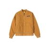 Casual Flight Collar Zip Jacket Men Jackets Yellow A5VFN-P47