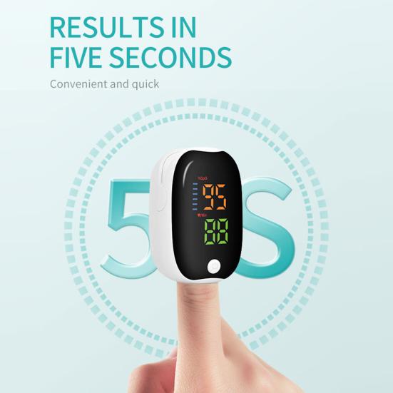 Неинвазивный оксиметр Легко читаемый дисплей Удобный дизайн Высокоточный оксиметр крови