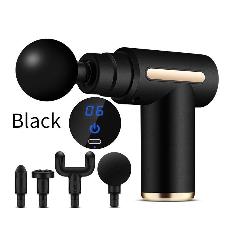 1 шт. Массажный пистолет для расслабления мышц Массажное оборудование Воротник-халат Массажный инструмент для шейного отдела позвоночника Мини-пистолет для фасций Беспроводной