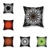Psychedelic Mandala Print Throw Pillow Cover Sofa Decor Room Bedside Office Game Chair Cushion Cover Home Decor Pillow Cover