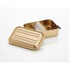 Skater Aluminum Lunch Box, 850ml Capacity, Soft and Fluffy, Mineral Tone, Matte Gold, AFT8B-A