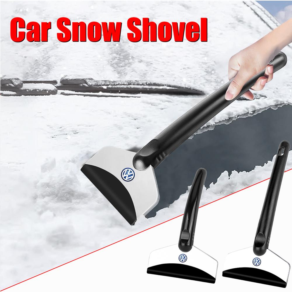 Car Snow Shovel Windshield Window Ice Scraper Cleaning Brush for Volkswagen VW RLine 4Motion Touran GTI Touareg b6 Passat Tiguan zi2