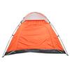 Outdoor 4 People Oxford Cloth Waterproof Tent Shelter for Camping  Travel Orange