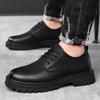 2025 Spring Trend Men's Boots, Vintage Young Men's Shoes, British Fashion Low Top Martin Boots