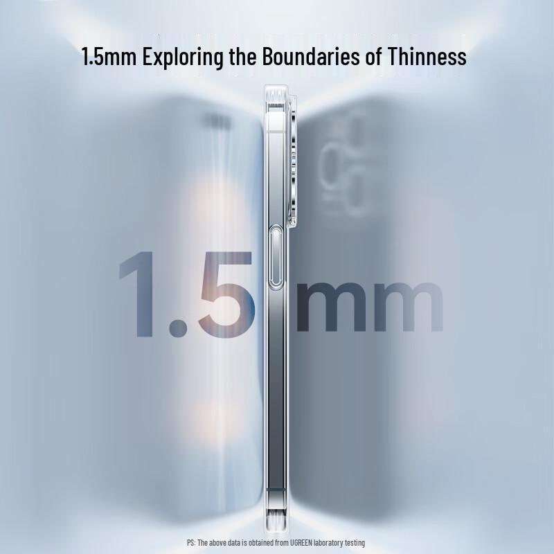 Ugreen Прозрачный противоударный чехол-подушка безопасности для iPhone 15 Pro Max