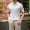 Men's 2024 Slim-Fit Short-Sleeve Polo Shirt - High-End Casual Summer Collared Top