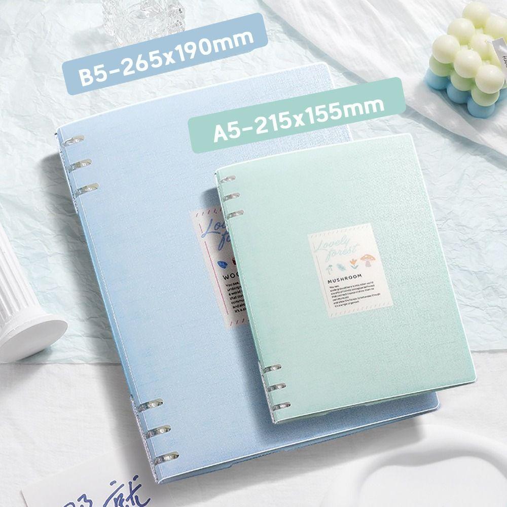 Detachable Binder Ring Writing Notepad A5/B5 Hand Account Book High Quality Diary Book Gift