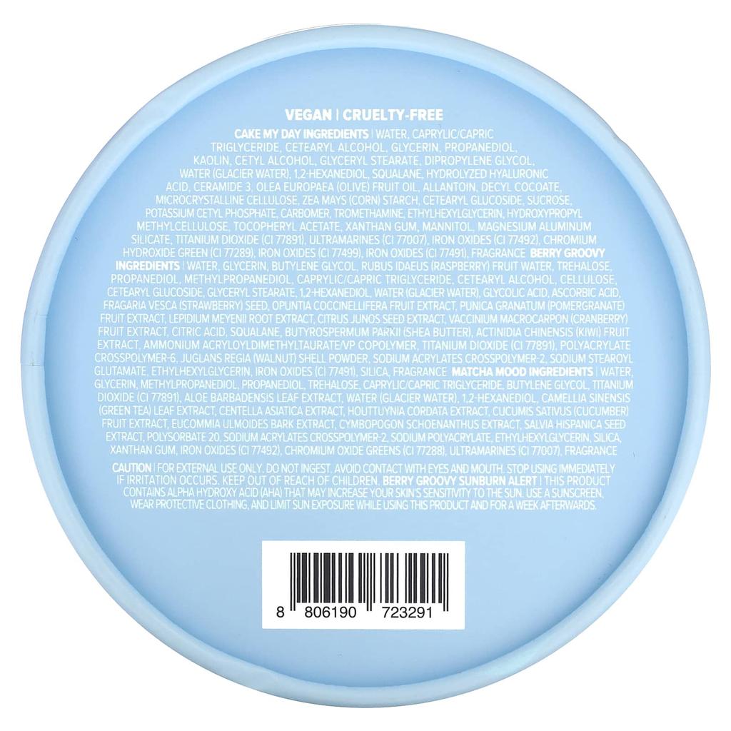 I DEW CARE Scoop Party, смываемая маска с мороженым и набор из резинок для волос, набор из 4 предметов