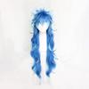 Cosplay Blue with a Perfect for Parties and Includes 3 Bonus a Dedicated and a Memo Heat-resistant Wig, "Second Castle," Sky-blue Gradient, Disguises.