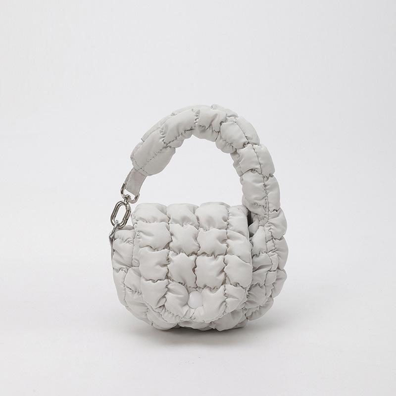 Трендовая плиссированная сумка-облако: Шикарная, Миниатюрная, Универсальная Сумка-Аксессуар в Модном Корейском Стиле