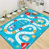 Snakes and Ladders Game Pattern Carpet Non-slip Home Living Room Sofa Area Rug Children's Early Education Institutions Floor Mat