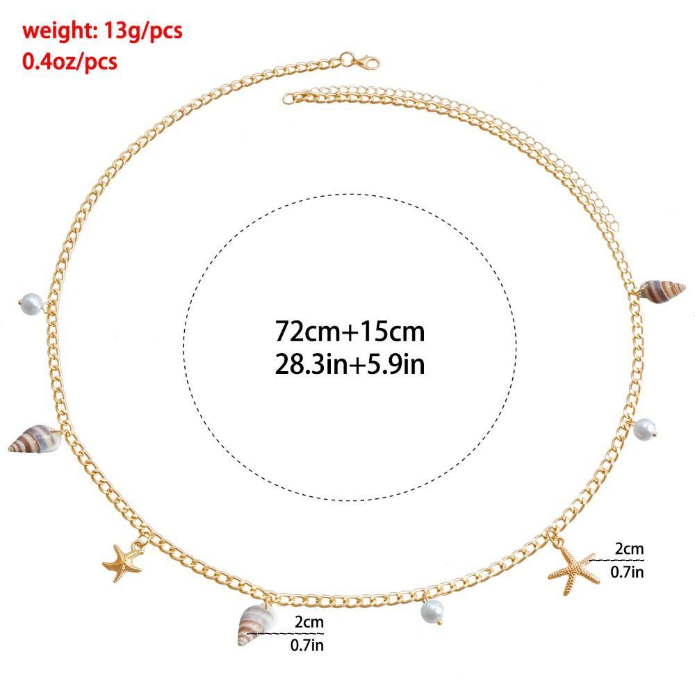 Imitation Pearl Waist Chain Bohemian Jewelry Accessories Fashion Body Chain  for Women